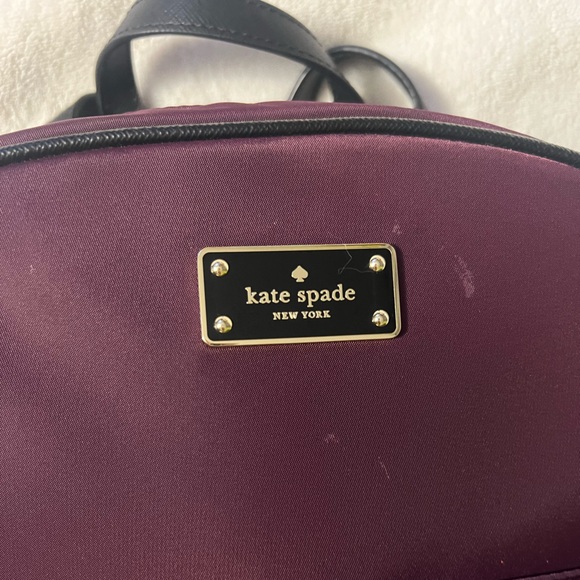 Kate Spade Plum Bag with Gold Accents main image 9
